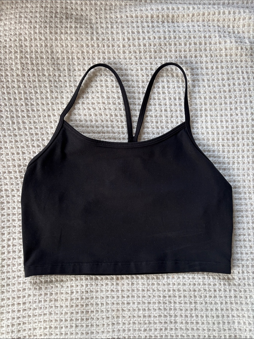 Black Women's Cropped Tank Top